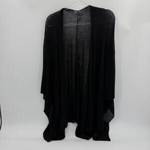 Elegant Eileen Fisher Black Women's Shawl